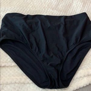 High waisted bathing suit bottom
